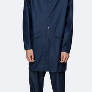 Rains Long Jacket Blue
