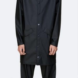 Rains Long Jacket Black