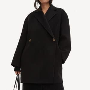By Malene Birger Ayvia double-brested Coat Black