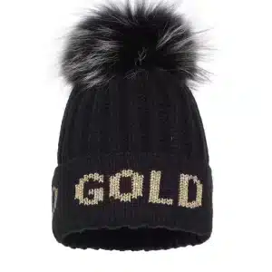 Goldbergh Hodd Beanie Real Raccoon Black