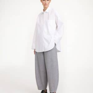 By Malene Birger Derris organic cotton shirt White