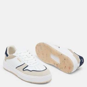 Gant Kanmen Leather Sneaker White Beige
