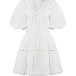 Malina Elvira Dress White