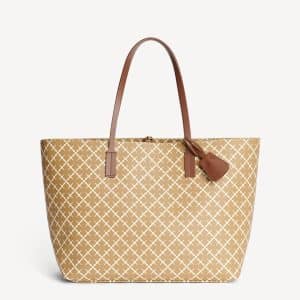By Malene Birger Abigail Printed Tote Golden Beige