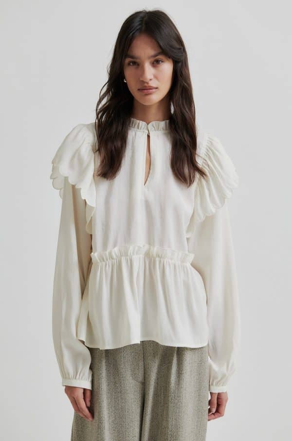 Second Female Terra Frill Blouse White