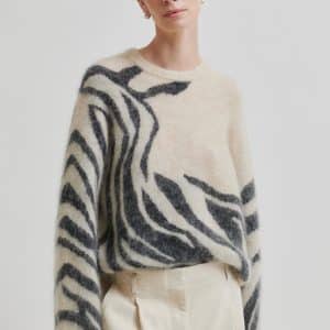 Second Female Zarah knit black beige