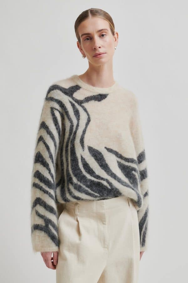 Second Female Zarah knit black beige XS
