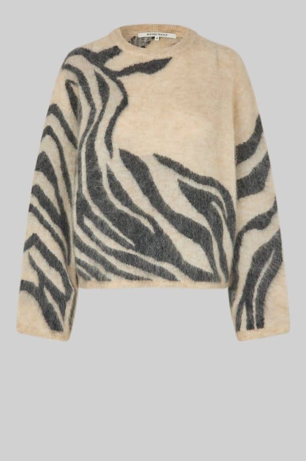 Second Female Zarah knit black beige XS - Bild 2