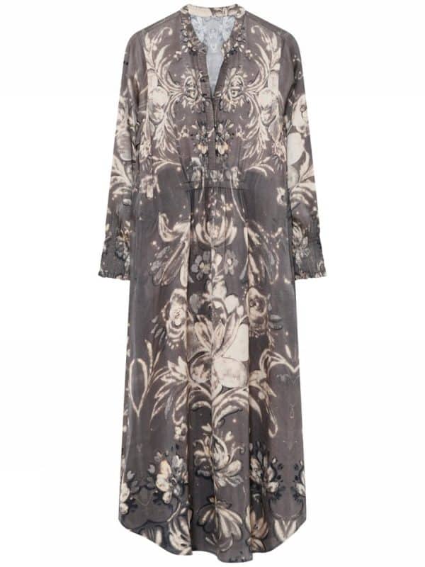 Gustav Hali Long Dress beige grey