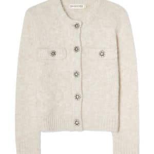 Ida Sjöstedt Julee Cardigan Silver White