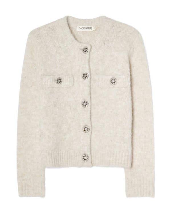 Ida Sjöstedt Julee Cardigan Silver White
