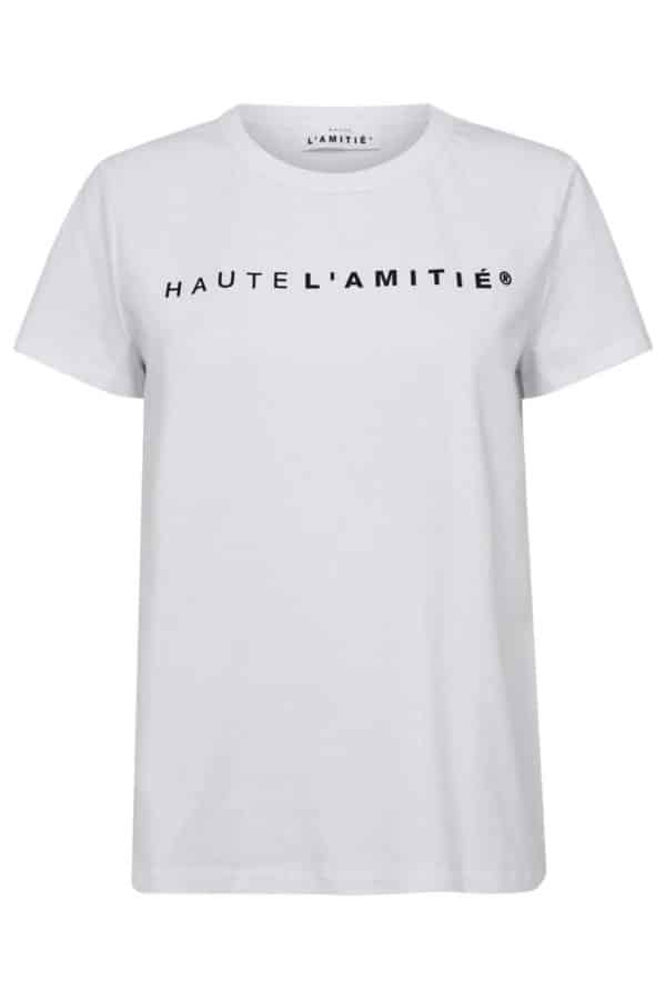 HAUTE L’AMITIÉ Rub Logo Tee White - Image 3