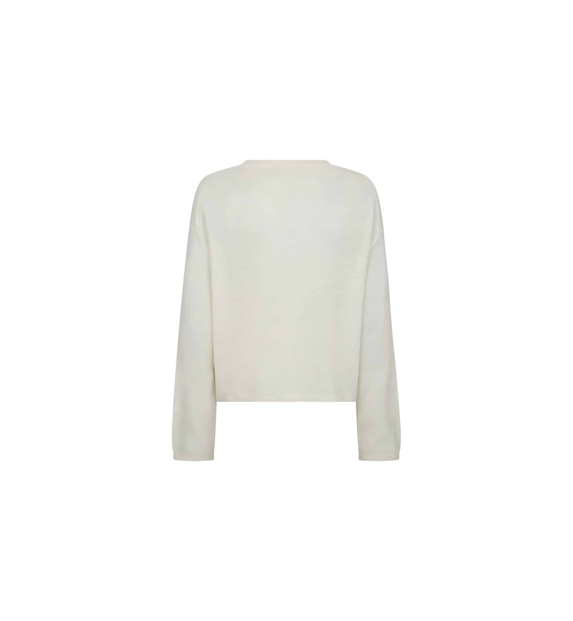 Mos Mosh MMMape O-Neck Knit Ecru - Image 4