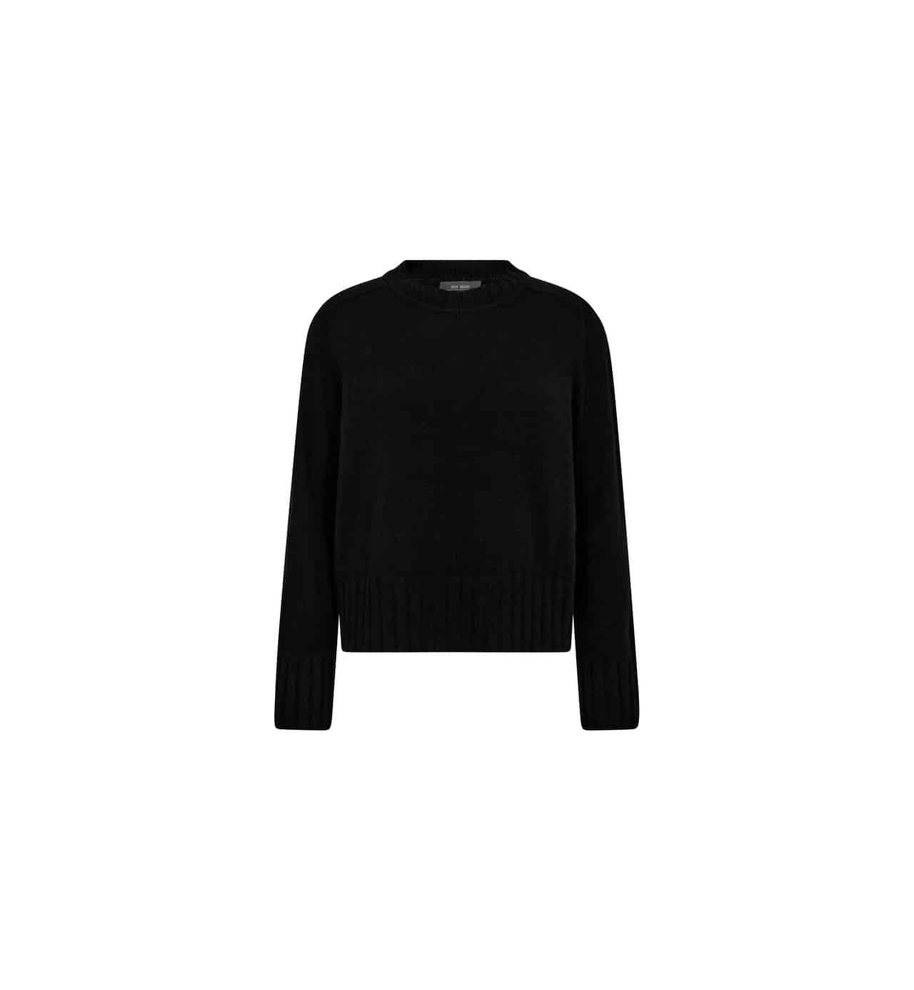 Mos Mosh MMZari Cashmere Crewneck Knit Black - Bild 2