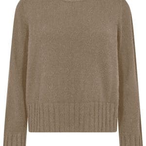 Mos Mosh MMZari Cashmere Crewneck Knit Brindle