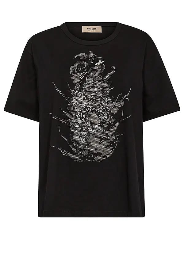 Mos Mosh MMCorlett O-SS Tee Black - Image 2