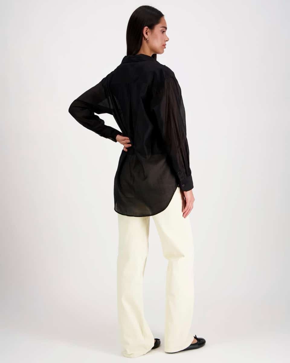 Mos Mosh MMDanika Shear Shirt Black - Bild 2