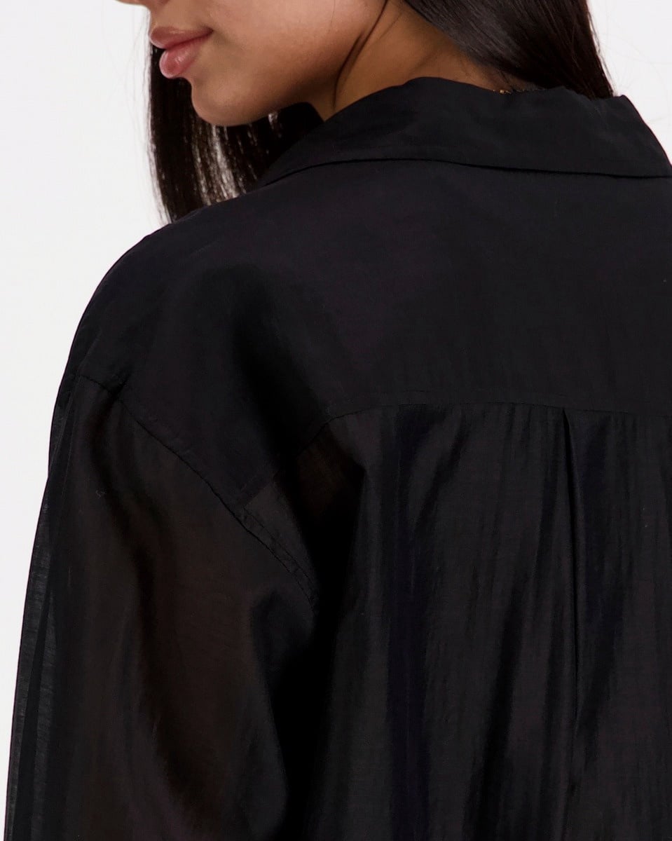 Mos Mosh MMDanika Shear Shirt Black - Bild 4