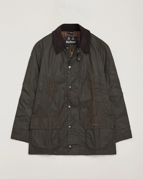 Barbour Bristol Wax Jacket Olive - Image 3