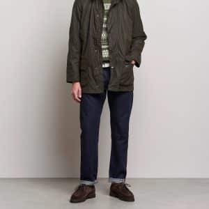 Barbour Bristol Wax Jacket Olive