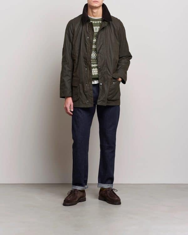 Barbour Bristol Wax Jacket Olive