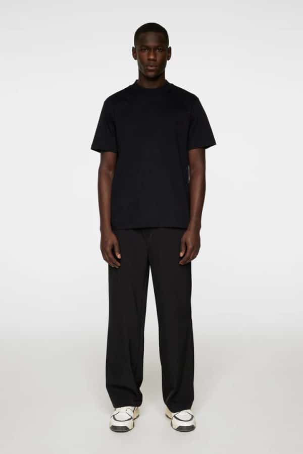 J.Lindeberg Ace Mock Neck T-Shirt Black