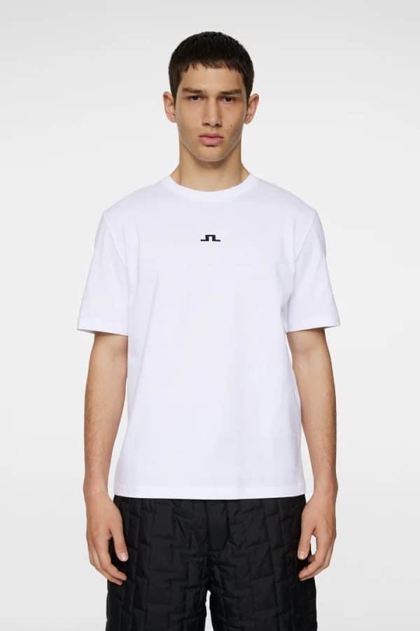 J.Lindeberg Parcie Logo Tee White - Image 2