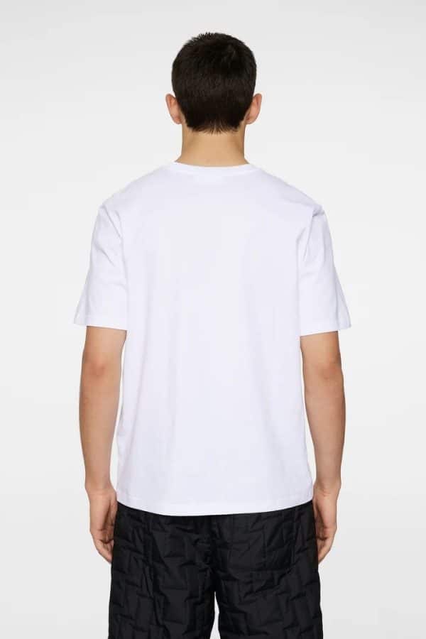 J.Lindeberg Parcie Logo Tee White - Image 3