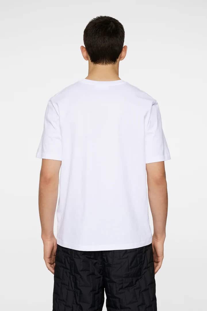 J.Lindeberg Parcie Logo Tee White - Image 3