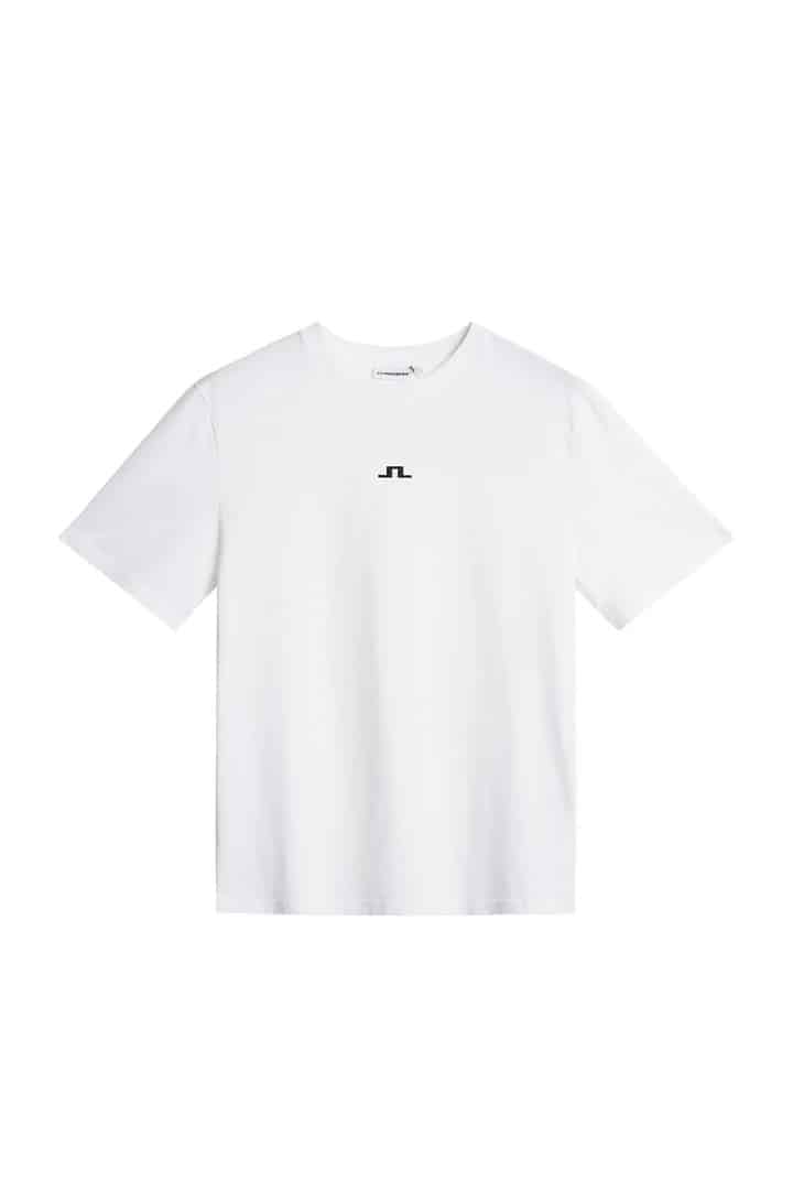 J.Lindeberg Parcie Logo Tee White - Image 4