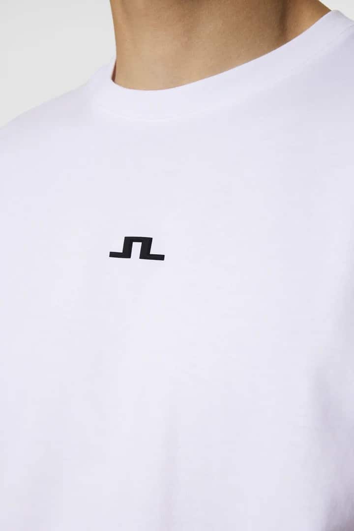 J.Lindeberg Parcie Logo Tee White - Image 6