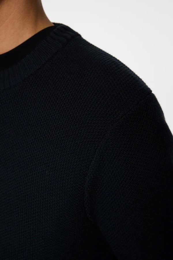J.Lindeberg Oliver Structure Sweater Navy - Image 6