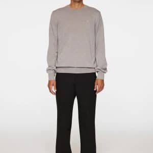 J.Lindeberg Keane Merino Crew Neck Light Grey Melange