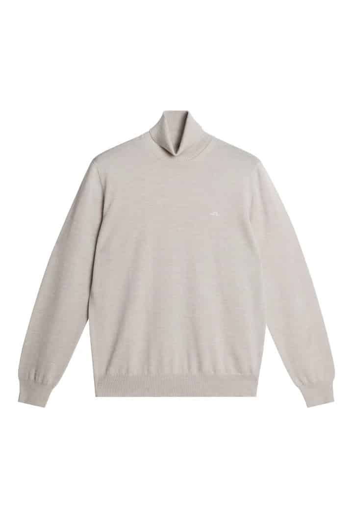 J.Lindeberg Kaden Merino Turtle Neck Moonbeam Melange - Image 6