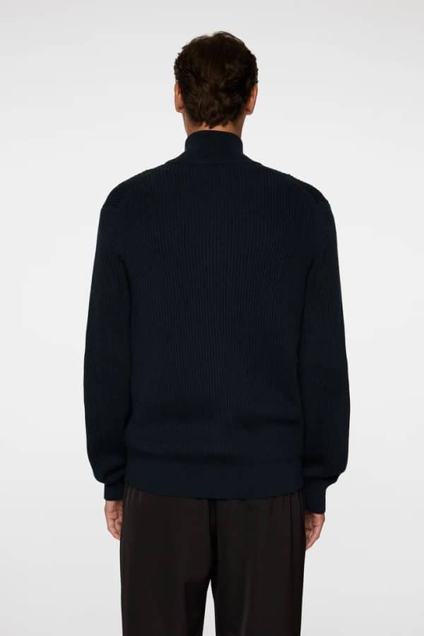 J.Lindeberg Alexis Full Zip Cardigan Navy - Image 3