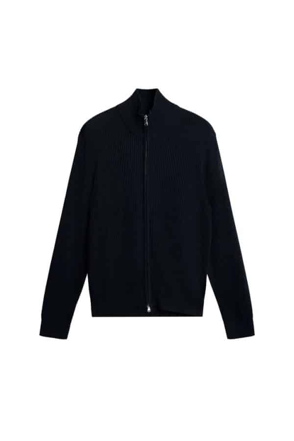 J.Lindeberg Alexis Full Zip Cardigan Navy - Image 4