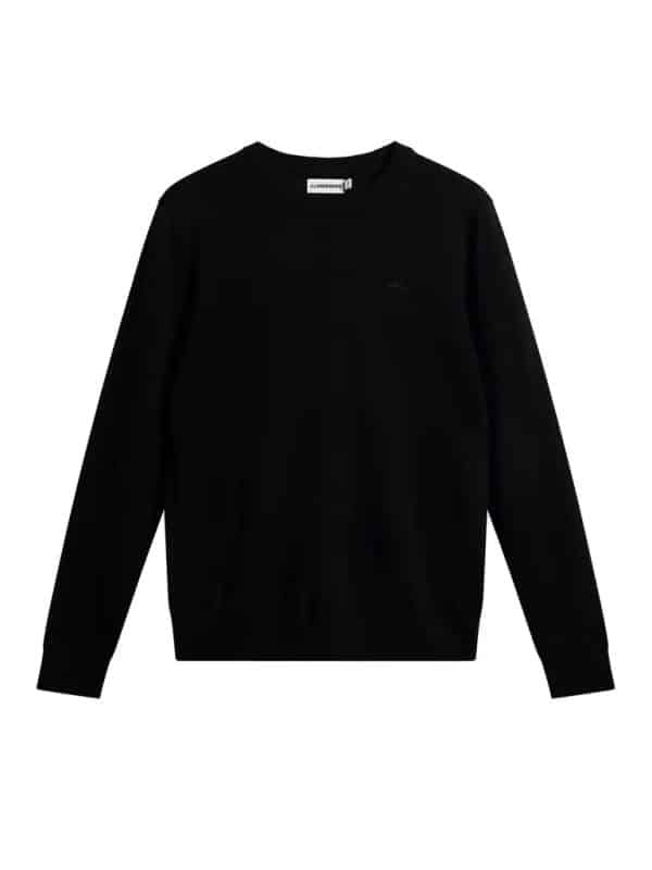 J.Lindeberg  Keane Merino Crew Neck Black