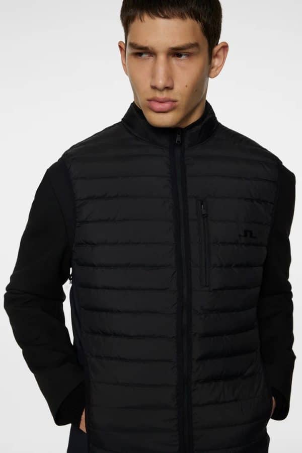 J.Lindeberg Pace Down liner Vest Black - Image 5
