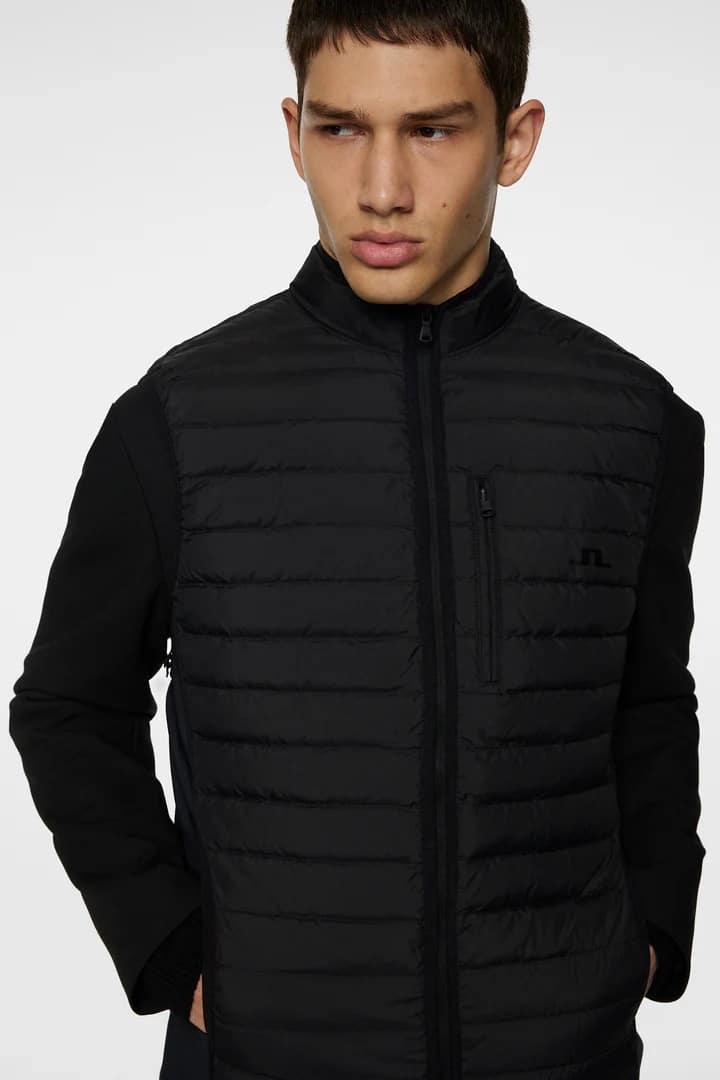 J.Lindeberg Pace Down liner Vest Black - Image 5