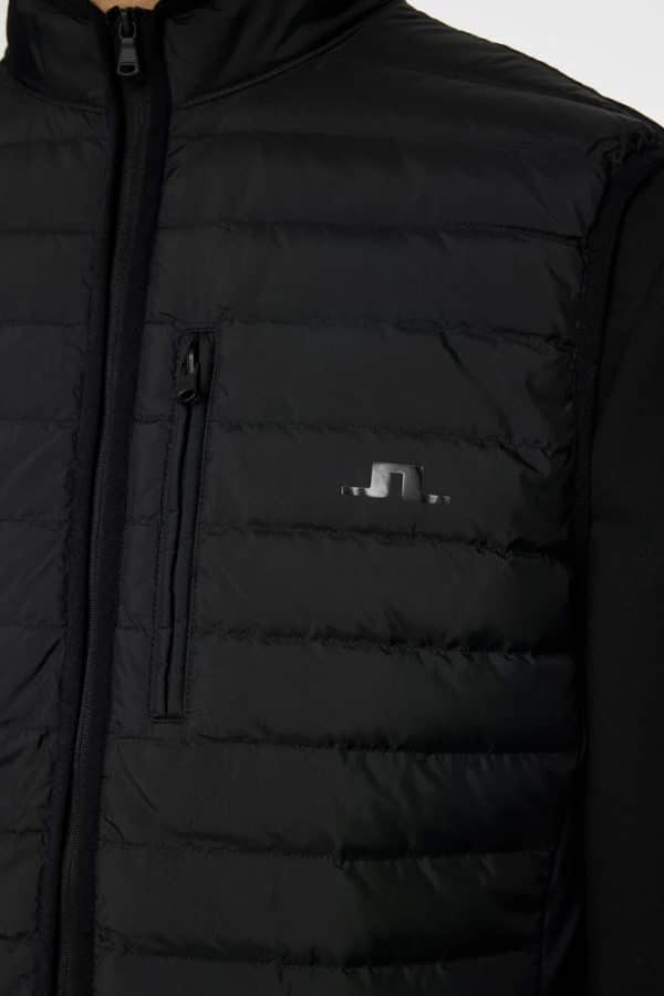 J.Lindeberg Pace Down liner Vest Black - Image 6
