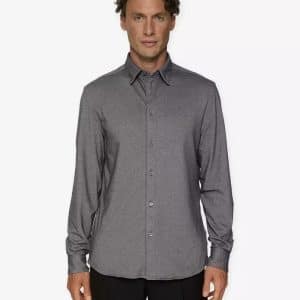 J.Lindeberg Marlon Pique Jersey Shirt Asphalt