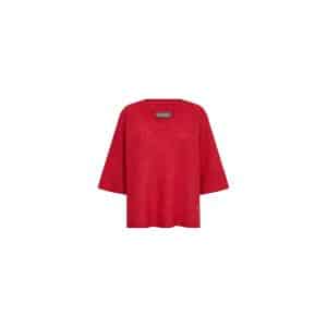 Mos Mosh MMTaci ¾ V-neck Knit Chinese Red