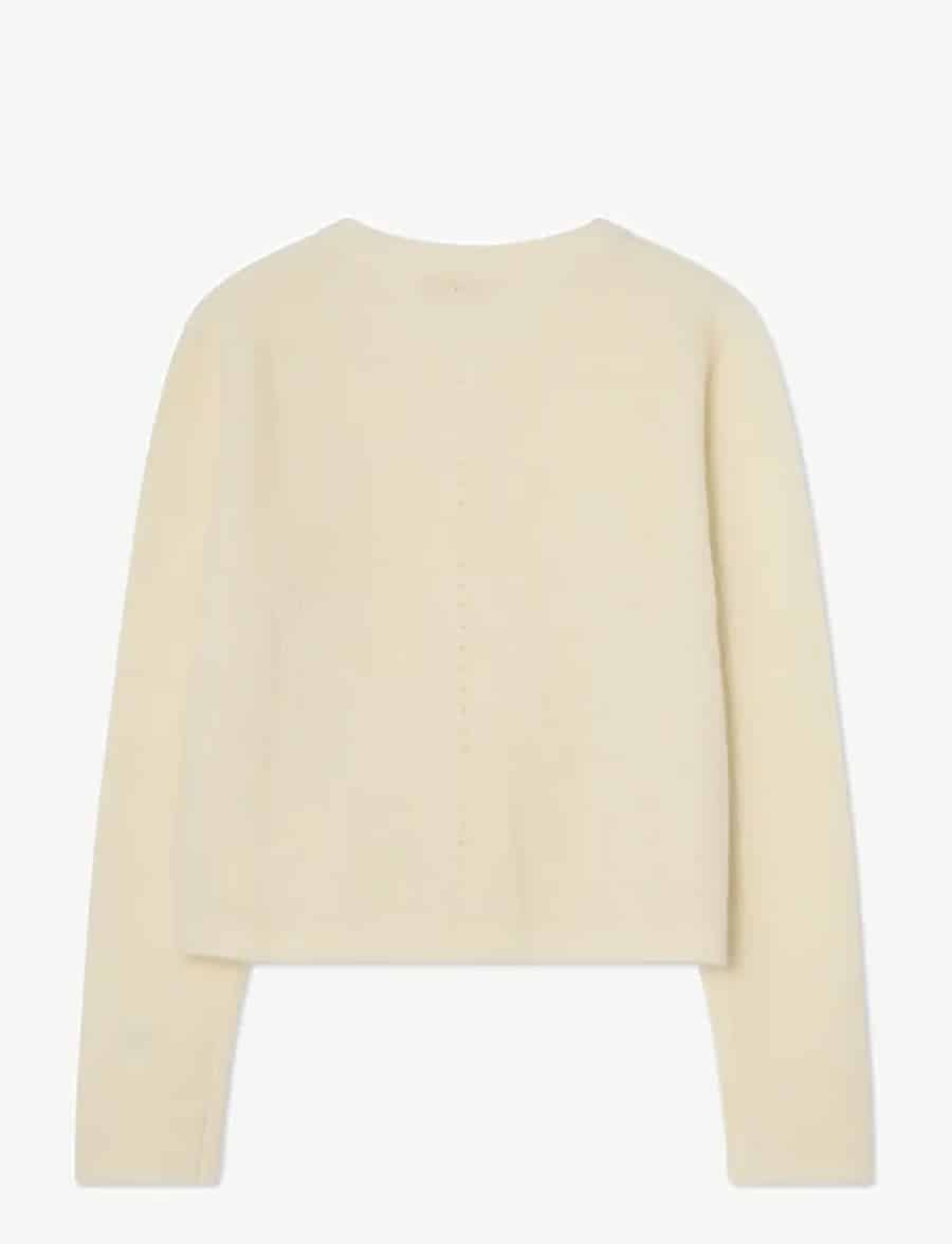 BUSNEL SIENNA RIBB CARDIGAN ECRU - Image 3
