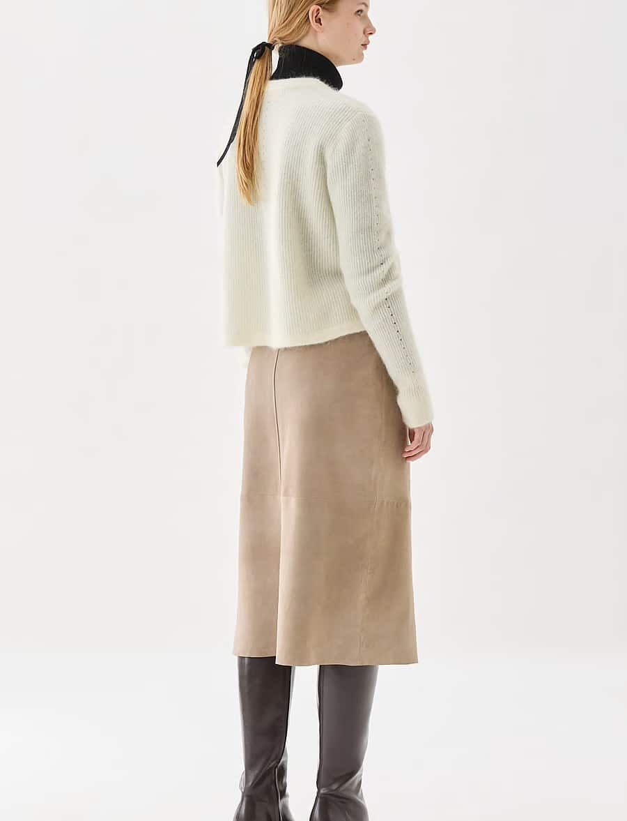 BUSNEL SIENNA RIBB CARDIGAN ECRU - Image 2