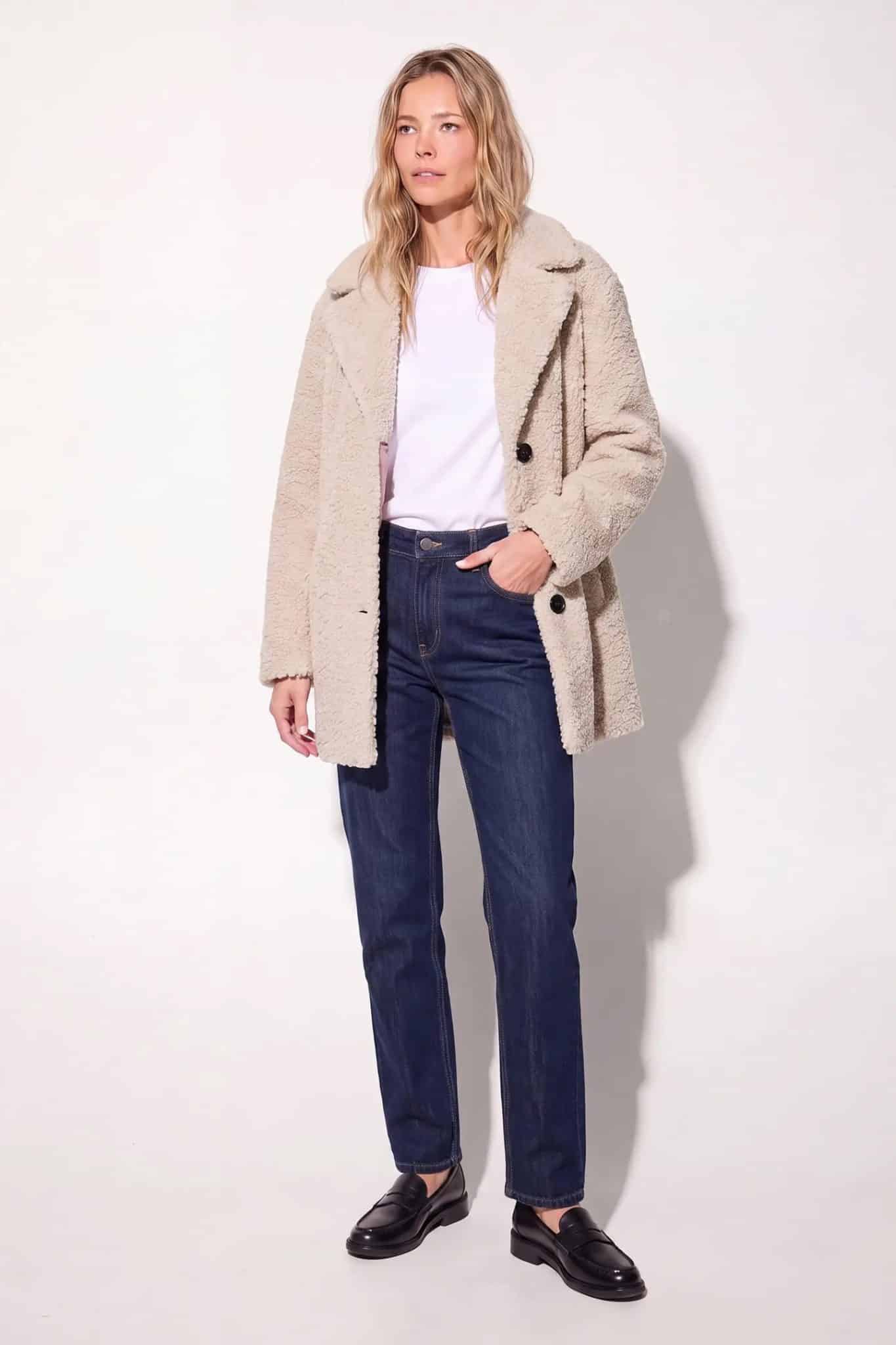 ROCKANDBLUE VERA COAT IVORY BEIGE - Image 2