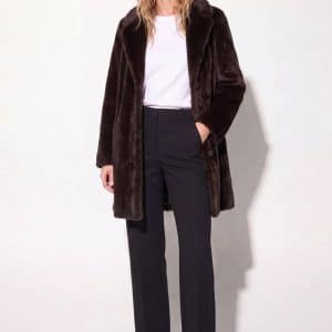 ROCKANDBLUE BABETTE COAT CHOCOLATE BROWN