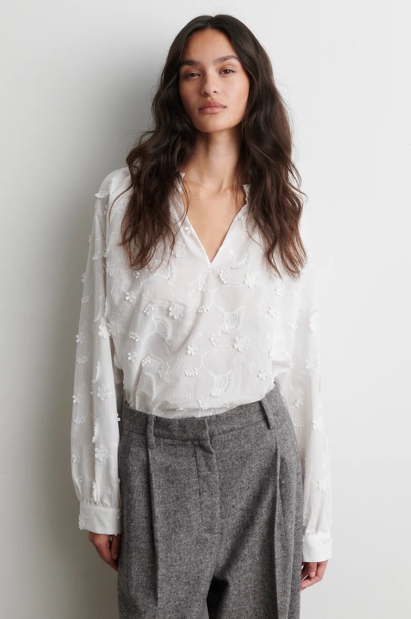 Second Female Rosalil Blouse Bright White - Image 3