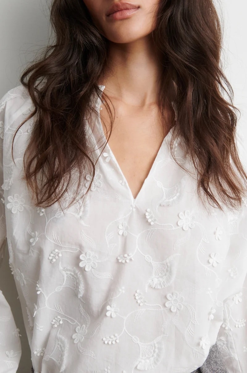 Second Female Rosalil Blouse Bright White - Image 2
