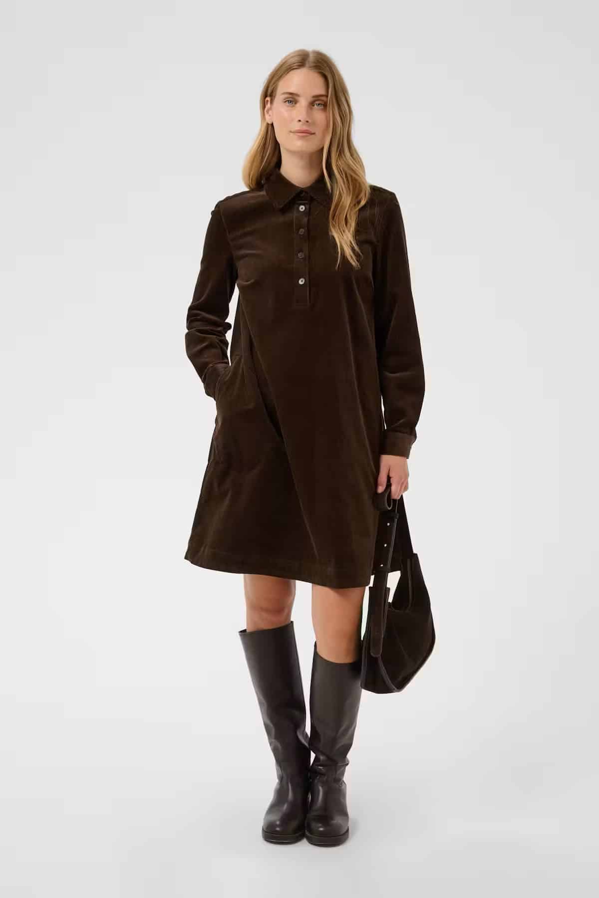 Part Two CorinthaPW Dress Brown - Image 5