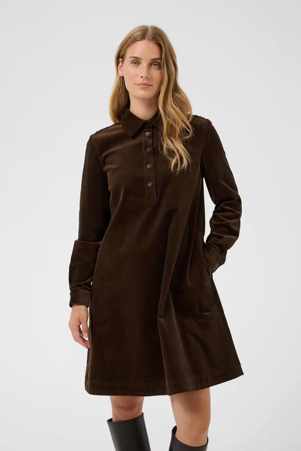 Part Two CorinthaPW Dress Brown - Image 3
